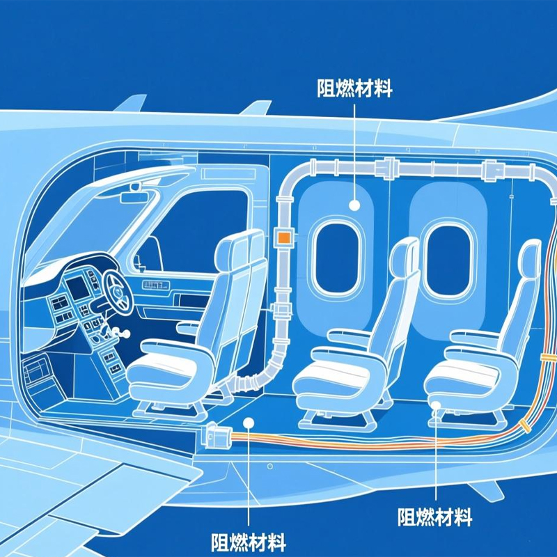 ABS/PC Aerospace-grade Flame-retardant Interior Material
