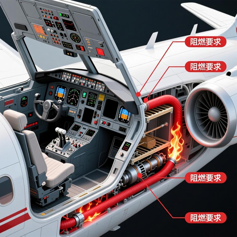ABS/PC Aerospace-grade Flame-retardant Interior Material